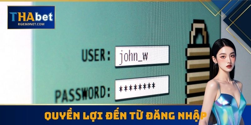 Quyền lợi đến từ đăng nhập RG8369